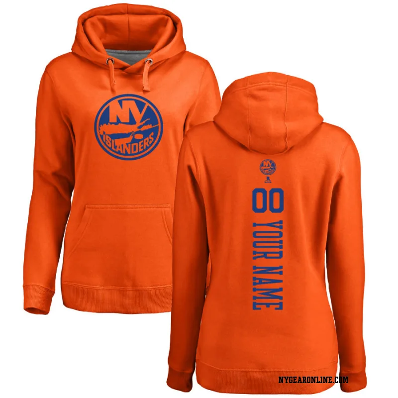 مركز رعاية الاطفال New York Islanders Orange Men's Customized All Stitched Pullover Hoodie مركز رعاية الاطفال